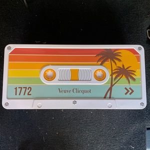 Veuve Clicquot Cassette Tape Case NEW